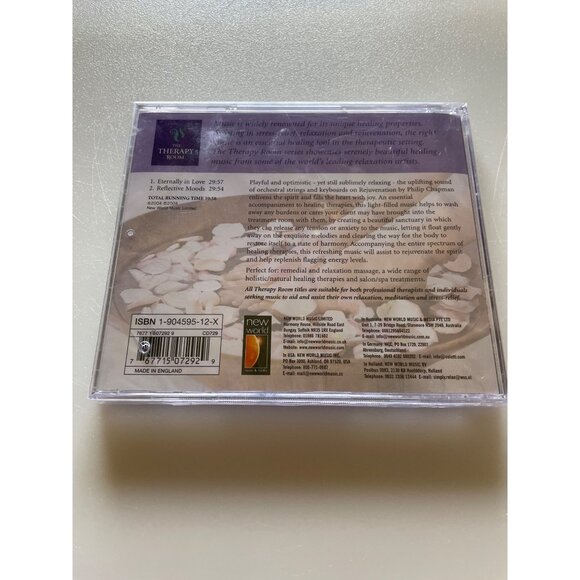 Therapy Room Rejuvenation Music CD By Philip Chapman - Picture 2 of 6